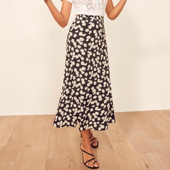 Reformation Dresses & Skirts - REFORMATION Bea Floral Midi Skirt Daisy Chain - 2